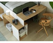 Kinderbed Gaby - Eiken met wit