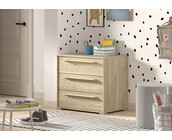 Halfhoogslaper Sam - met 2 ladekasten