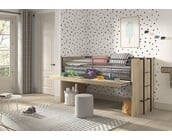 Halfhoogslaper Sam - met 2 kasten