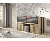 Halfhoogslaper Sam - met 2 kasten