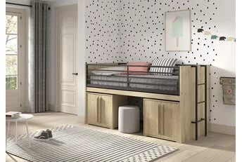 Halfhoogslaper Sam - met kasten