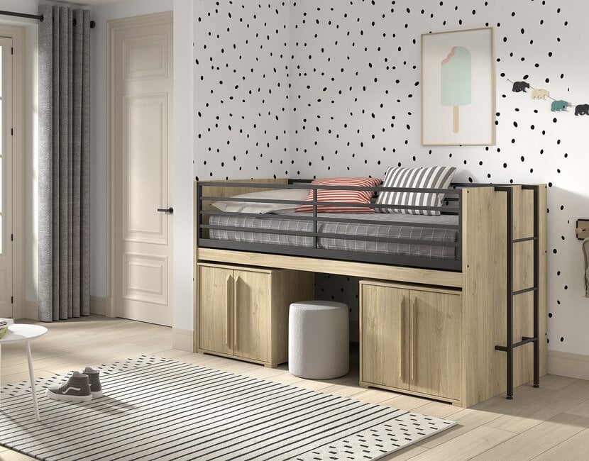 Halfhoogslaper Sam - met 2 kasten