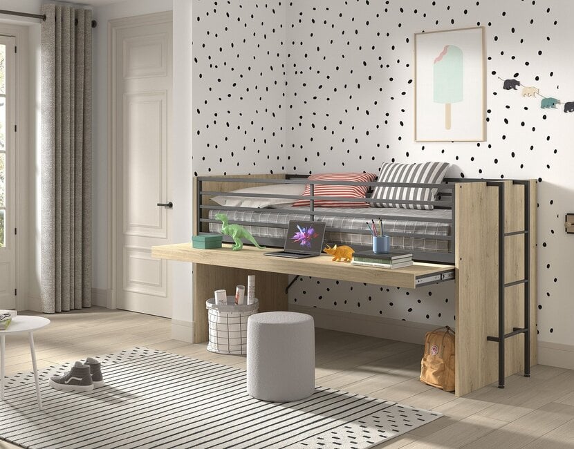 Halfhoogslaper Sam - met 3 kasten