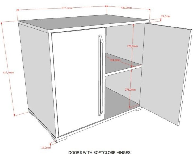 Halfhoogslaper Sam - met 3 kasten
