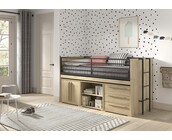 Halfhoogslaper Sam - met 3 kasten