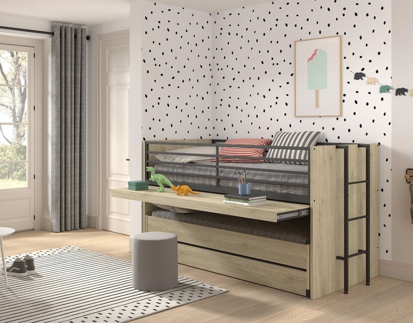 Halfhoogslaper Sam - met slaaplade