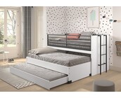 Halfhoogslaper Sam wit - met slaaplade