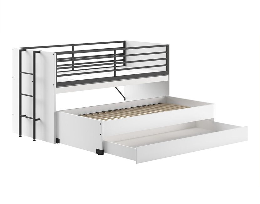 Halfhoogslaper Sam wit - met slaaplade