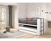 Halfhoogslaper Sam wit - met slaaplade