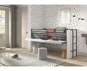 Halfhoogslaper Sam wit - met slaaplade