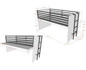 Halfhoogslaper Sam wit