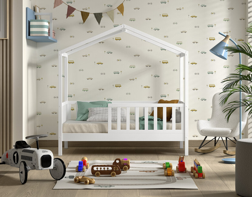 Peuterbed Dallas - Wit - 70x140