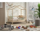 Peuterbed Dallas - Naturel hout - 70x140