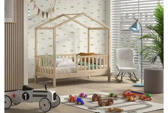 Peuterbed Dallas - Naturel hout - 70x140