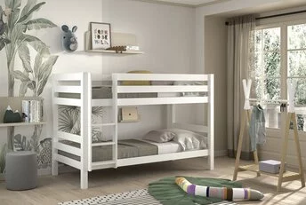 Stapelbed Wit PINO  - 140cm hoog