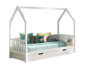 Bedhuisje Cabane - Wit- bedbank