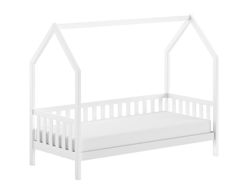 Bedhuisje Cabane - Wit- bedbank