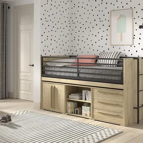 Hoe zorg je ervoor dat je kind veilig slaapt in een halfhoogslaper?