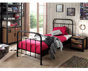 Kinderbed New York - Zwart - 90x200