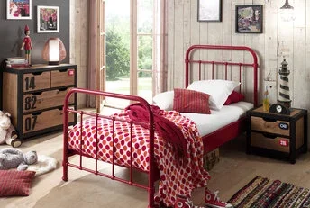 Kinderbed New York - Rood - 90x200