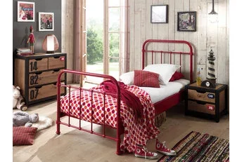 Kinderbed New York - Rood - 90x200
