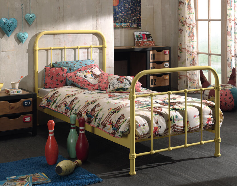 Kinderbed New York - Geel - 90x200