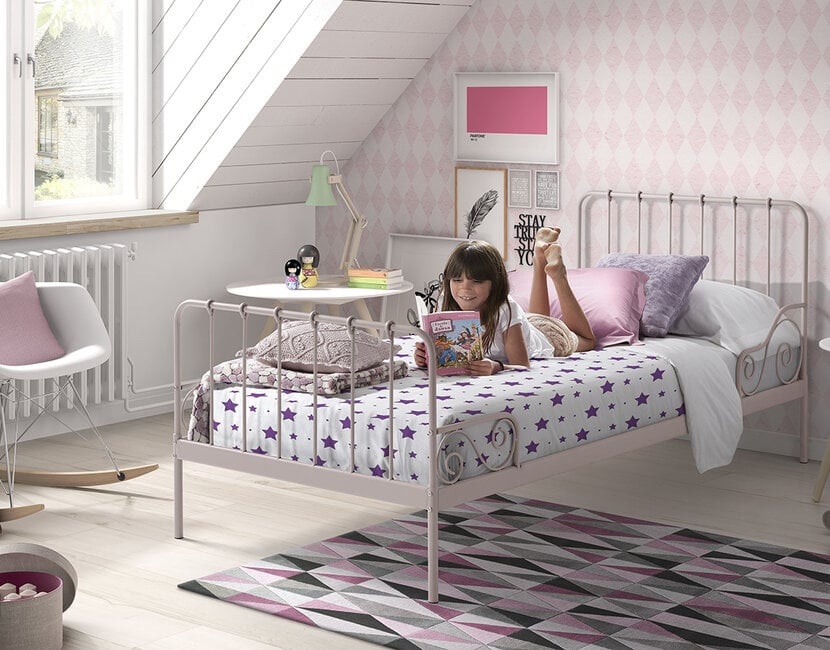 Kinderbed Alice - Roze - 90x200