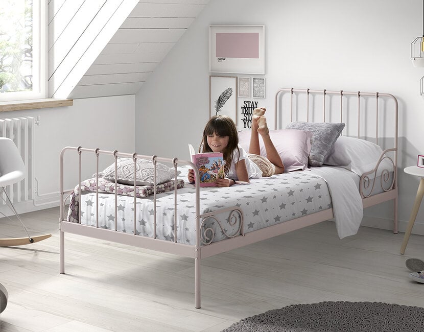 Kinderbed Alice - Roze - 90x200