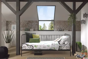 Bedbank Alice - Zwart