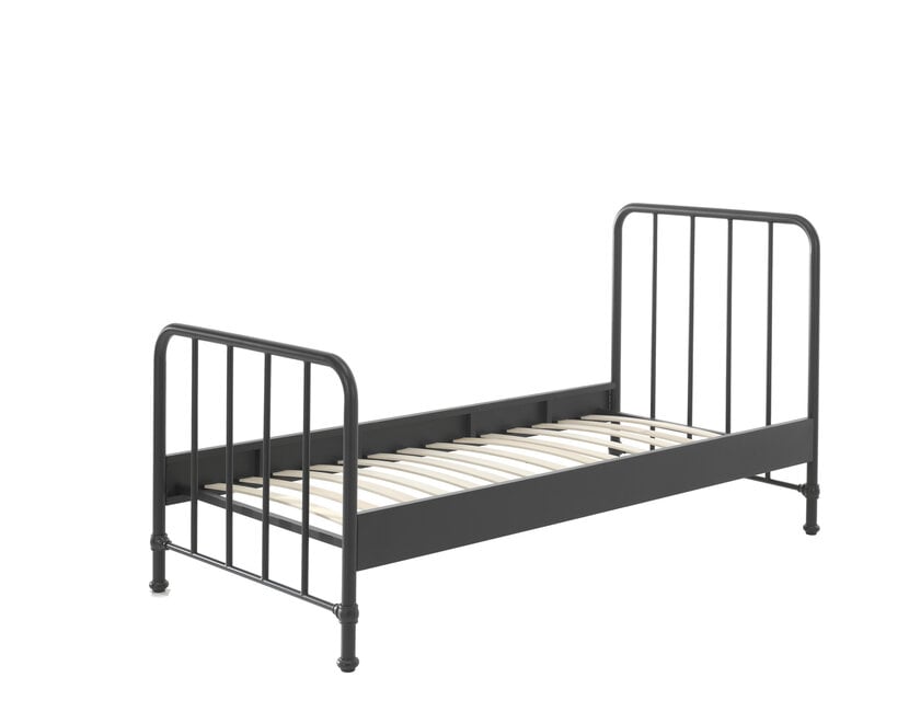 Kinderbed Bronxx - Zwart - 90x200