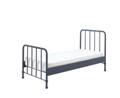 Kinderbed Bronxx - Zwart - 90x200