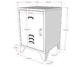 Kinderbed Bronxx - Wit - 90x200