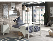 Kinderbed Bronxx - Wit - 90x200