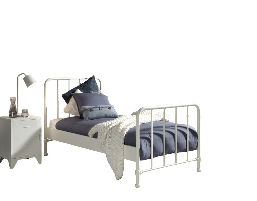 Kinderbed Bronxx - Wit - 90x200