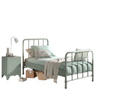 Kinderbed Bronxx - Olijfgroen - 90x200