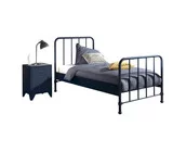 Kinderbed Bronxx - Blauw - 90x200