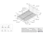 Kinderbed Bronxx - Blauw - 140x200