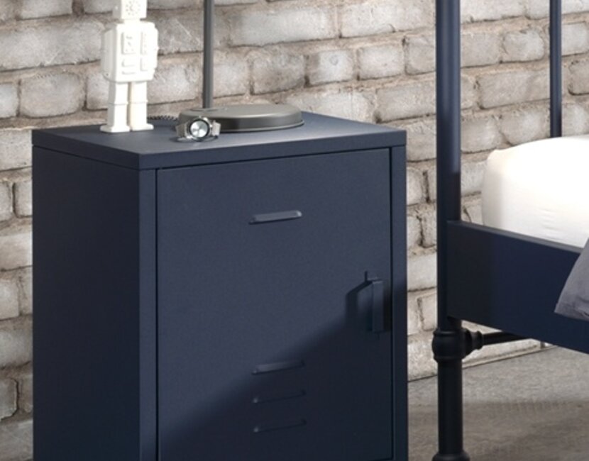 Kinderbed Bronxx - Blauw - 140x200