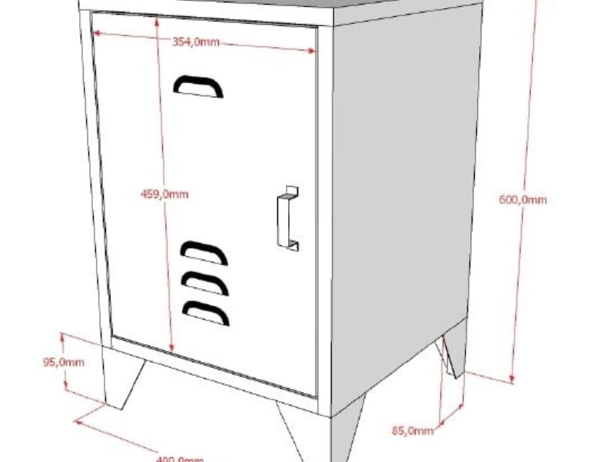 Kinderbed Bronxx - Olijfgroen - 140x200