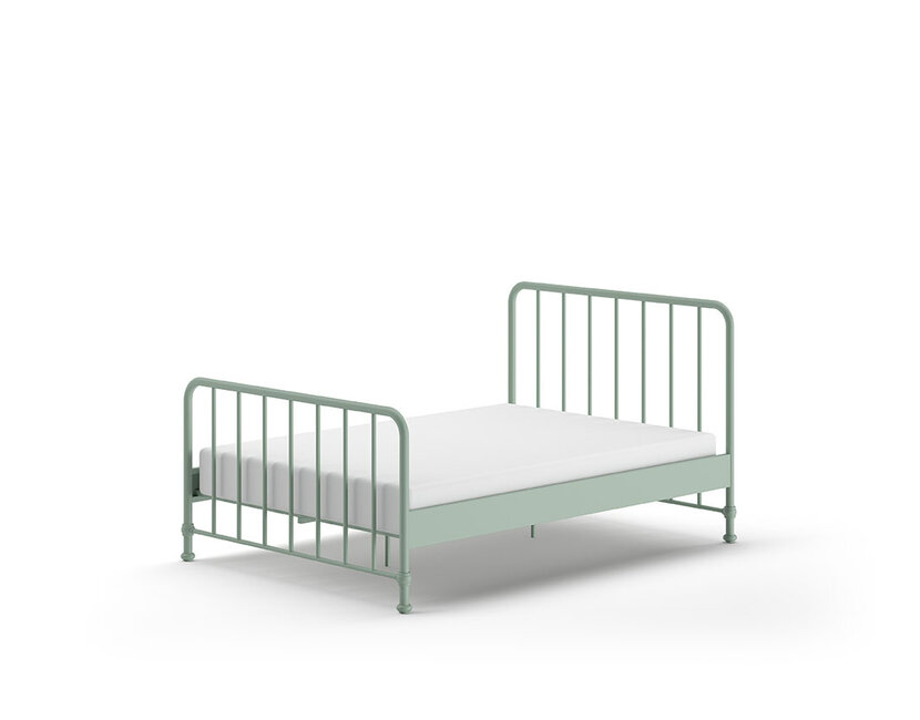 Kinderbed Bronxx - Olijfgroen - 140x200