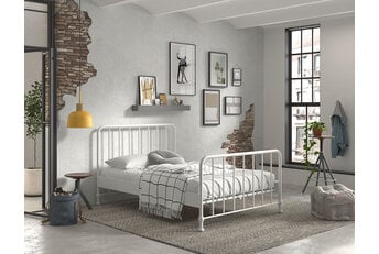 Kinderbed Bronxx - Wit - 140x200