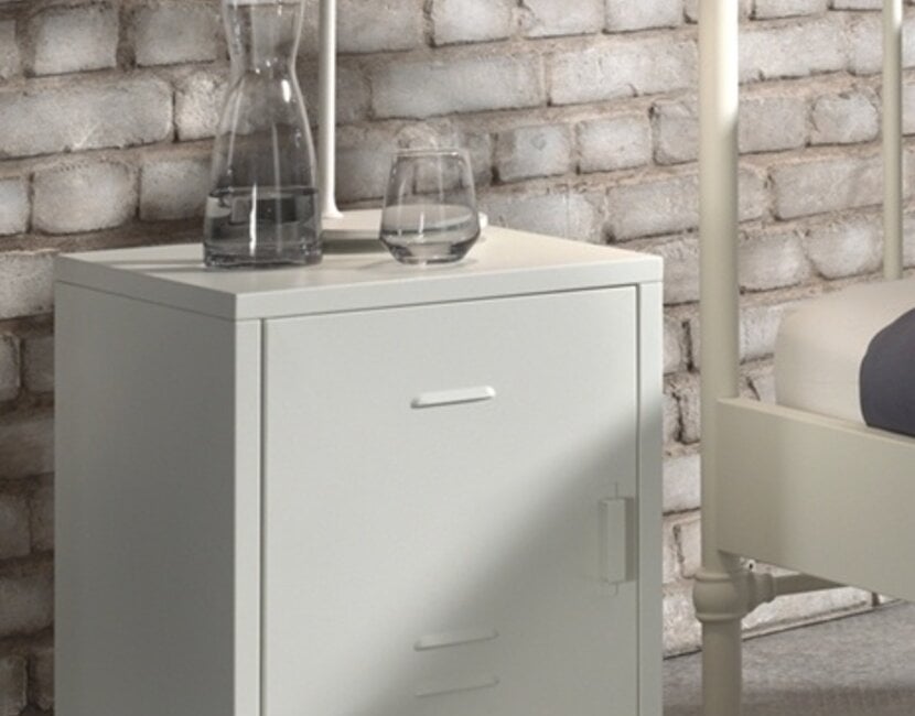 Kinderbed Bronxx - Wit - 140x200