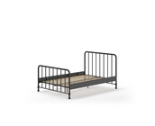 Kinderbed Bronxx - Zwart - 140x200