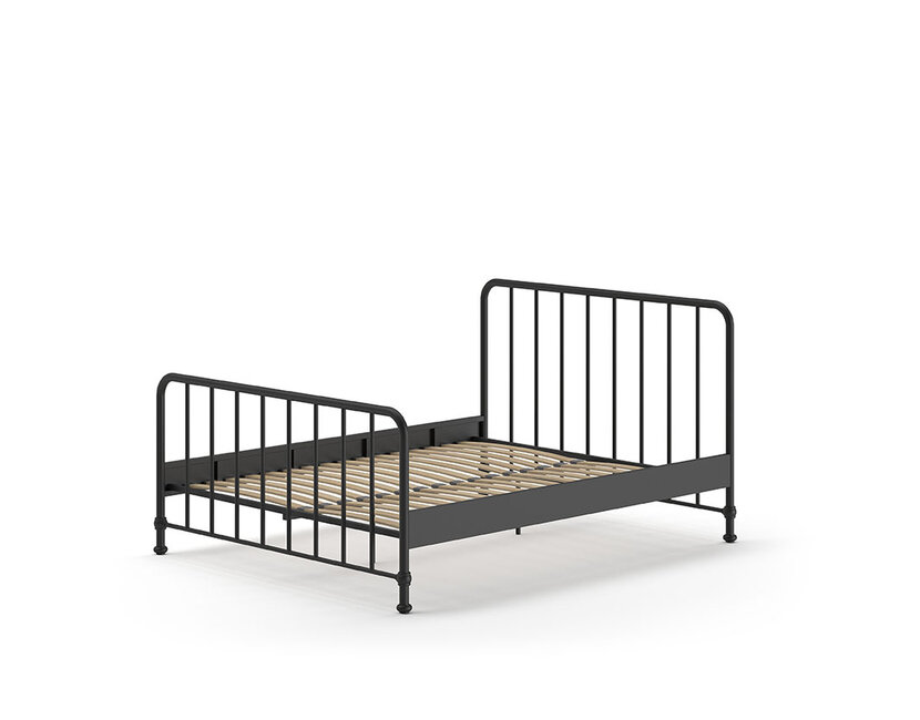 Kinderbed Bronxx - Zwart - 160x200