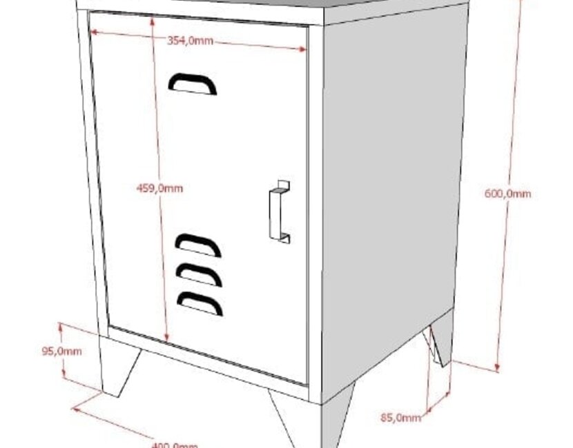 Kinderbed Bronxx - Olijfgroen - 160x200