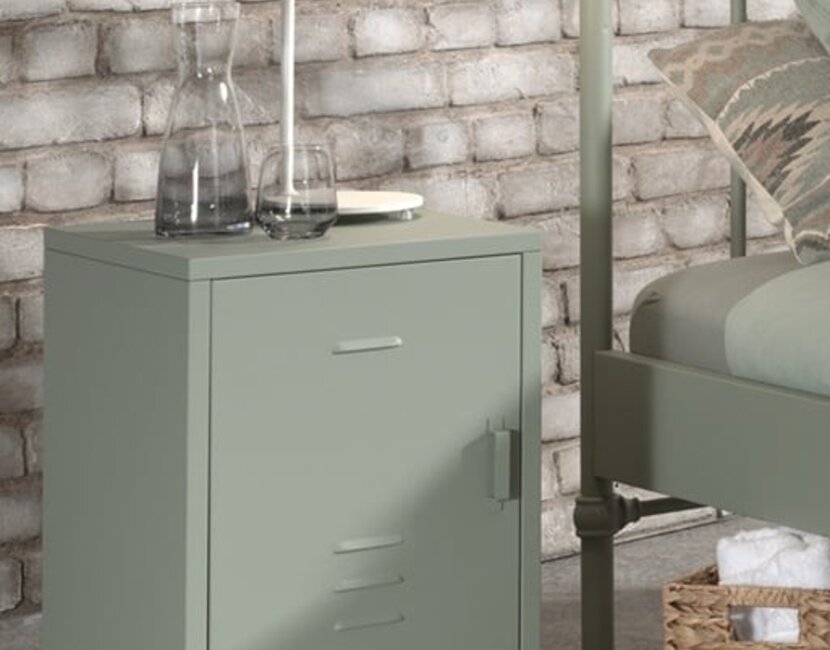 Kinderbed Bronxx - Olijfgroen - 160x200