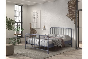 Kinderbed Bronxx - Blauw - 160x200