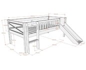 Halfhoogslaper Scott - laag model