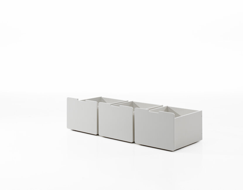 Halfhoogslaper Scott - laag model - 90x200 - met 3 lades
