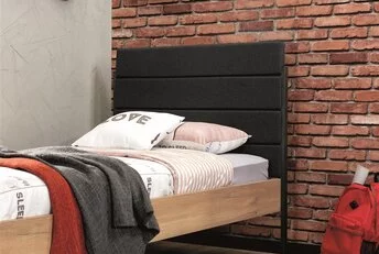 Kinderbed Irony recht hoofdeinde - 90x200 - Industrieel design